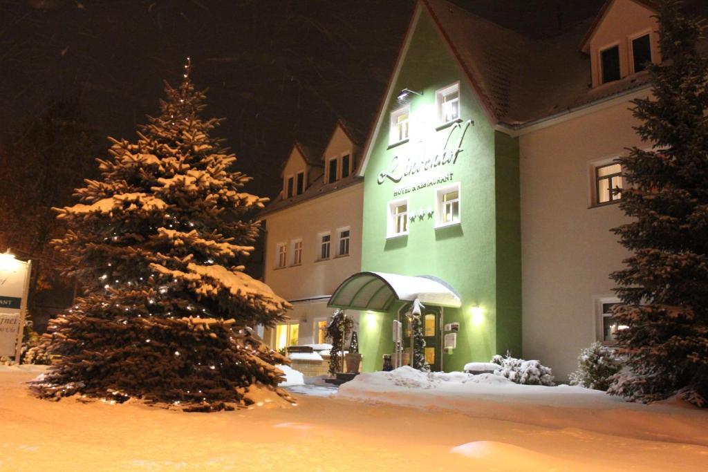 Lindenhof Hotel Thiendorf Bagian luar foto