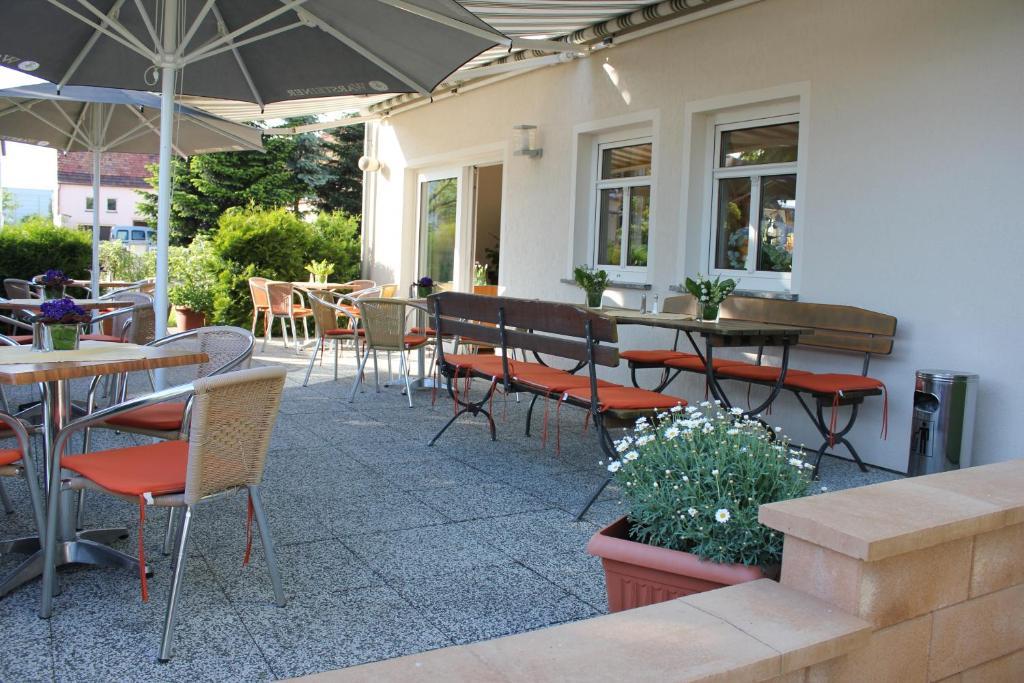 Lindenhof Hotel Thiendorf Bagian luar foto